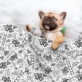 thumbnail image 3 of Pofeuu Hand Drawn Snake Print Puppy Blanket,Dog Blankets,Pet Blanket Cozy Cat Blankets for Indoor Cats, Fuzzy Pet Blanket for Kitten Doggy Dog Blankets-Small, 3 of 8