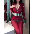 thumbnail image 3 of Sexy Role Play Costume Lingerie With Spiderweb Print, Zipper Closure, Open Crotch And Easy Pull Off Design, 3 of 4