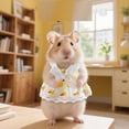 thumbnail image 5 of Hamster Dress Guinea Pigs Clothes Lovely Hand Knitted Pet Dress for Guinea Pigs Hamster ,Small Animals Dress, 5 of 6