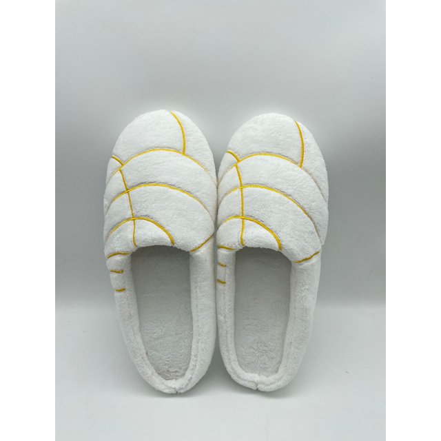 Lindas pantuflas de pan, pantuflas de peluche, zapatos de interior para el hogar, zapatos peludos