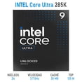 thumbnail image 2 of Procesador INTEL Core Ultra 9 285K 3.7 GHz 24 Core LGA 1851 negro, 2 of 6