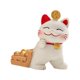 thumbnail image 3 of Lucky Cat Figurine Cat Statue Decoration Fiesta de decoración creativa Feng Shui Crafts Linda escultura para la oficina del dormitorio de estantería 5.5x3x5.5cm, 3 of 8