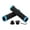 Blue, variant on Gosuguu Bike Handlebar Grips, Ergonomic Soft Rubber Non Slip Grips for Road, BMX, Mountain, and Cruiser Bikes, Double Lock Design for Comfort