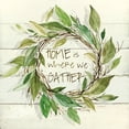 thumbnail image 2 of Robinson, Carol 26x26 White Modern Wood Framed Museum Art Print Titled - We Gather Bayleaf, 2 of 4