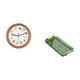 thumbnail image 5 of Reloj de pared,Reloj de pared con pájaro cantor Relojes de pared con pájaros,Relojes de pájaros con sonido Reloj decorativo que canta,Bandeja para servir,Bandeja de cocina rectangular con asa, 5 of 8