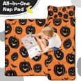 thumbnail image 4 of Halloween Black Pumpkins and Bats Toddler Nap Mats for Kids Preschool,50"x20" Sleeping Mat Bag or Kids,Toddler Sleeping Bag,Toddler Nap Mat or Daycare, 4 of 6
