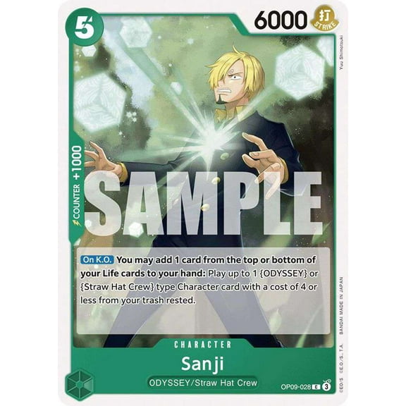 One Piece Emperors in the New World Common Sanji OP09-028