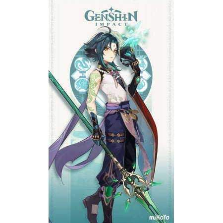Xiao Genshin Impact Starter pack with AR 5-15 (Adventure rank 5 - 15) Include one 5 star + some Random 4 Star