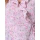 thumbnail image 5 of BLUSA DE VOLANTES DE CUELLO EN V DE MUJER INSPIRADA CHIC, CON ESTAMPADO FLORAL Y CINTA PARA ATAR, TOP PEPLUM XS ROSA ROJO, 5 of 6