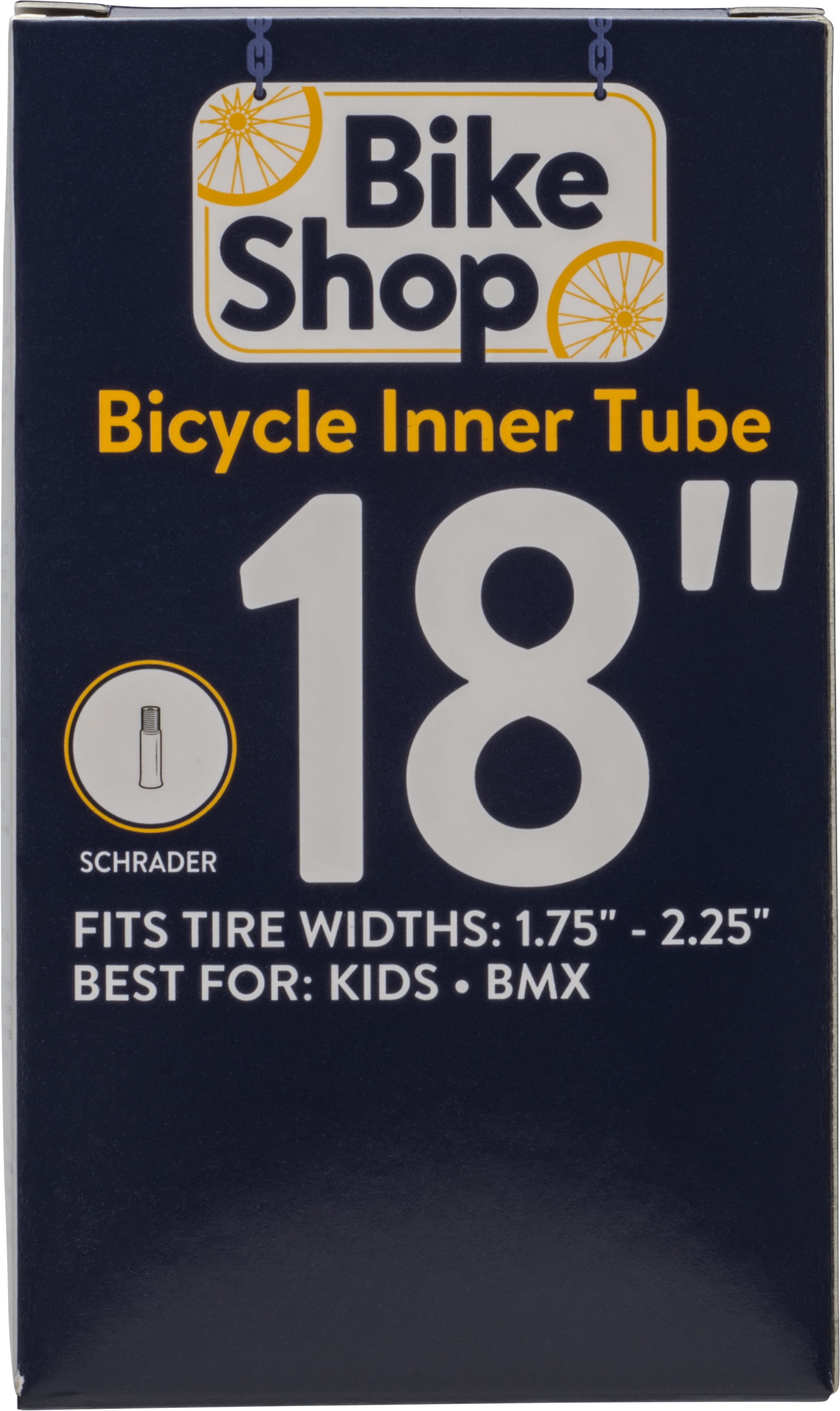 18" x 1.75 / 2.125 WILDTRAK Professional Inner Tube TU18 Schrader Valve 