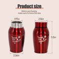 thumbnail image 6 of Arcticwind Pet Cremation Urns for Dog and Cat Ashes, Memorial Paw Print Urn, Stainless steel, To commemorate your pet friend, Red, 6 of 6
