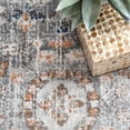 thumbnail image 5 of nuLOOM Vintage Jacquie Floral Area Rug, 9' x 12', Silver, 5 of 10