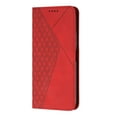 thumbnail image 2 of Samsung Galaxy A15 Premium PU Leather Case Diamond Patterned, Wallet Folio Case Book Design Magnetic Closure with Kickstand and ID Holder Credit Card Slots Shockproof Phone Case,Red, 2 of 10