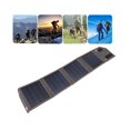 thumbnail image 3 of Cargador portátil solar WEIHJMXG 8 W plegable USB panel solar 5 V para exteriores Camping senderismo, 3 of 5