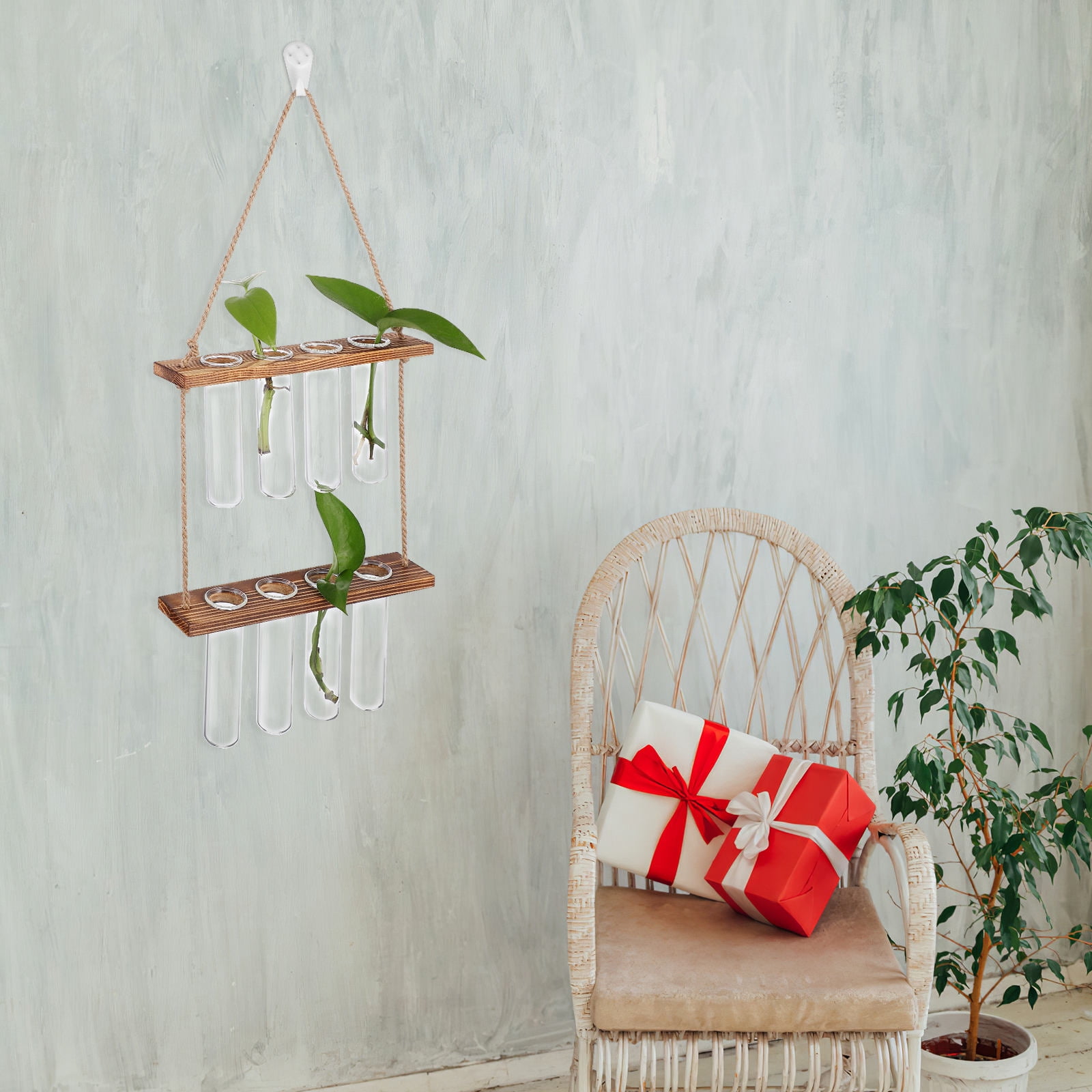 FRCOLOR Indoors Hanging Planters for Indoor Plants Wall Mount Decorations Newborn