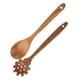 thumbnail image 3 of cucharas de cocina de diseño antiadherente, cuchara de madera para cocinar panqueques, cuchara larga de madera, 3 of 7
