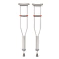 thumbnail image 1 of Muletas de aluminio Medline Guardian con empuñadura de punto rojo patentada para adultos (paquete de 8) - Ligeras, ajustables y ergonómicas, con fácil ajuste de altura, 1 of 5