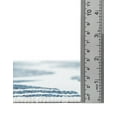 thumbnail image 4 of Unique Loom Outdoor Coastal Collection Area Rug - Pesci (6' 1" Round Navy Blue/Ivory), 4 of 6