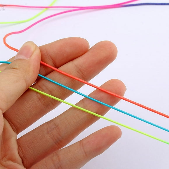 WASHWEPE Cuerda Elástica Para Bisutería Uso En Collares Pulseras Y Abalorios Flexible Y Fuerte