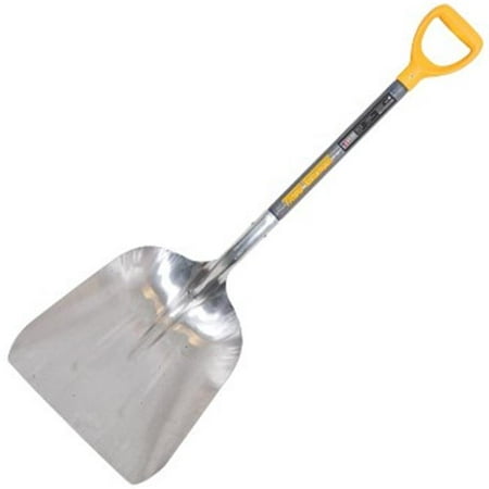 Anodized Aluminum Shovel - Jackson Professional Tools 027-2681200 26 in. - Aluminum Grain Scoop Shovel, D Grip Handle