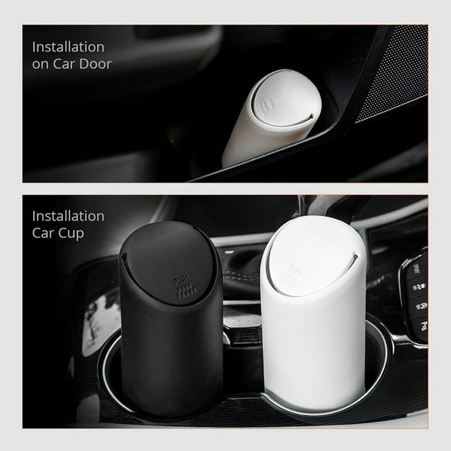 Trash Bin Car Can Litter Garbage Leak Proof Bin Headrest Wastebasket Holder