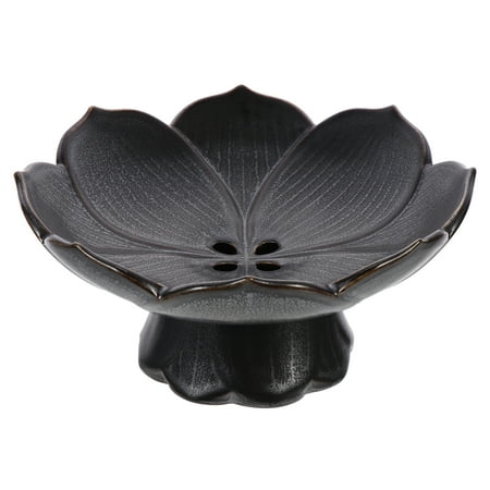 

Bowl Fruit Tray Ceramic Serving Plate Footed Stand Cake Dessert Snack Bowls Dish Offering Decorative Display Buddhist