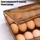 thumbnail image 5 of Liquidación por menos de $5.00. Artículos esenciales de Byikun: organizador de huevos para refrigerador, 18 recipientes con tapa, dispensador de huevos con ruedas, bandeja para huevos, cajón para, 5 of 7
