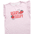 thumbnail image 3 of Sweet & Sassy Girls' Pajamas - 2 Piece Short Sleeve Night Gowns with Eye Mask (Sizes: 6-14), 3 of 7