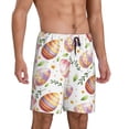 thumbnail image 2 of Balery colorful easter eggs Pattern Men's Cotton Knit Pajama Shorts Waistband & Pockets,Short Pajama Pants-4X-Large, 2 of 6
