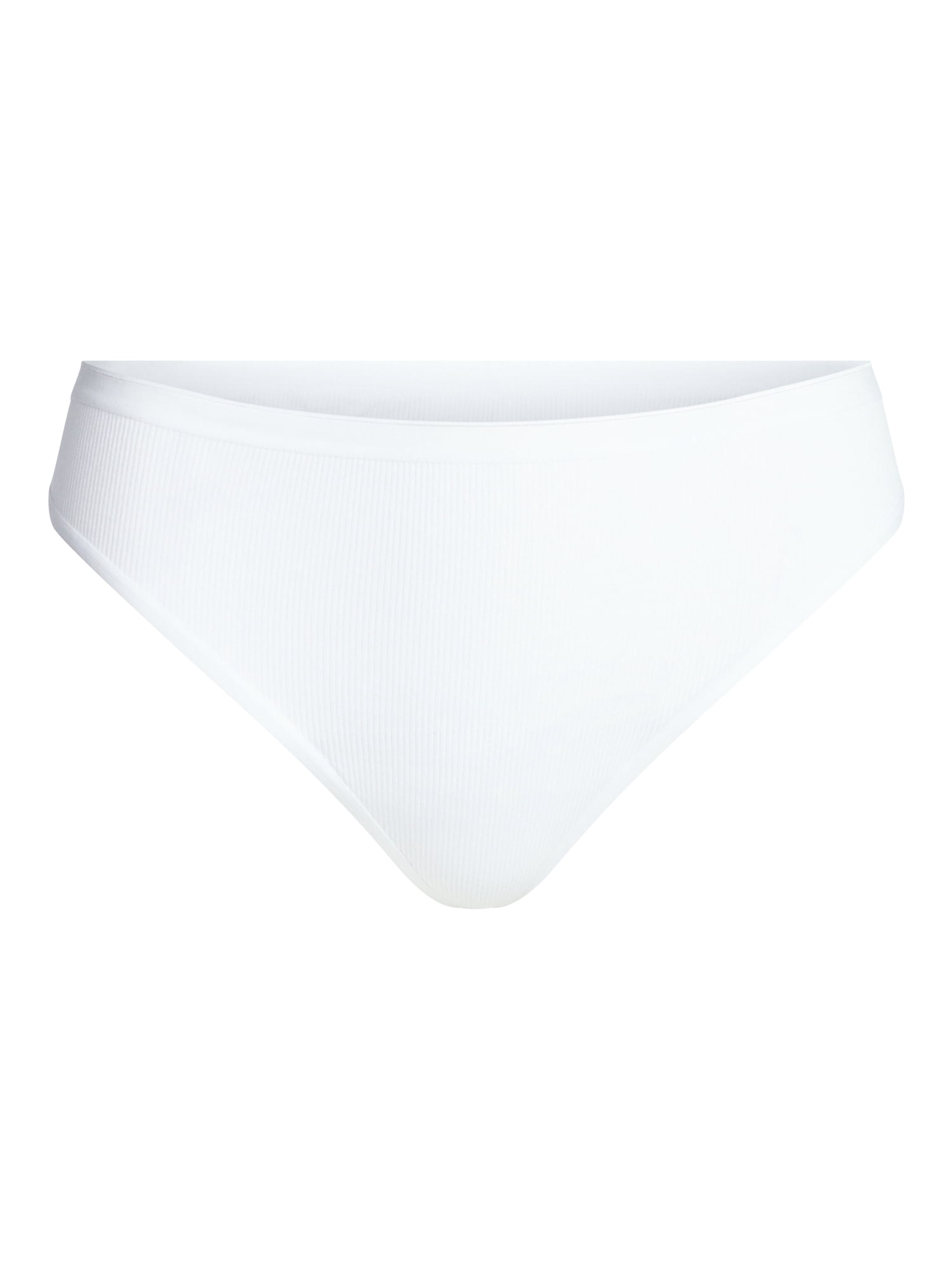 Joyspun Women's Cotton-Blend Thong Panties, 6-Pack, Sizes S-XXXL