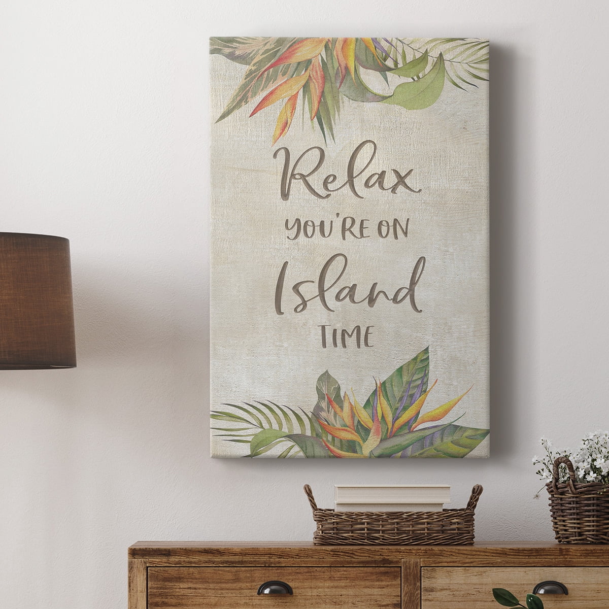 You're On Island Time Premium Gallery Wrapped Canvas - Ready to Hang
