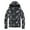 Camouflage, variant on Lovskoo 2024 Mens Winter Coats Quilted Jacket Hooded Long Sleeve Zip Up Lightweight Coat with Pockets Gray