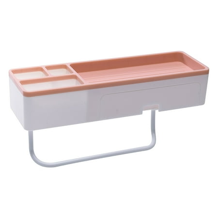 

Herrnalise Bathroom Rack Wall-mounted Toilet Washstand Kitchen Toilet Wall-mounted Punch-free Bathroom Storage Rack