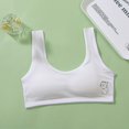 thumbnail image 3 of Hotiary Teen's Solid Color Casual Vest Breathable Sport Underwear Adolescent Pure Cotton Bra for Girls 12-16 Years Old, 3 of 18