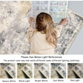 thumbnail image 4 of Moynesa 2'x3' Modern Abstract Area Rug,Gray Washable Small Front Door Rug for Entryway Mat Contemporary Faux Wool Non-Slip Soft Floor Indoor Carpet for Living Room Kitchen Bathroom RV, 4 of 7