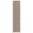 thumbnail image 2 of 2x15 Ft Gray & White Jute Area Rug | Handmade | Solid Farmhouse Design | Natural Jute Rug for Living Room | Dining Room | Bedroom | Kitchen | Hallway | Entryway, 2 of 5