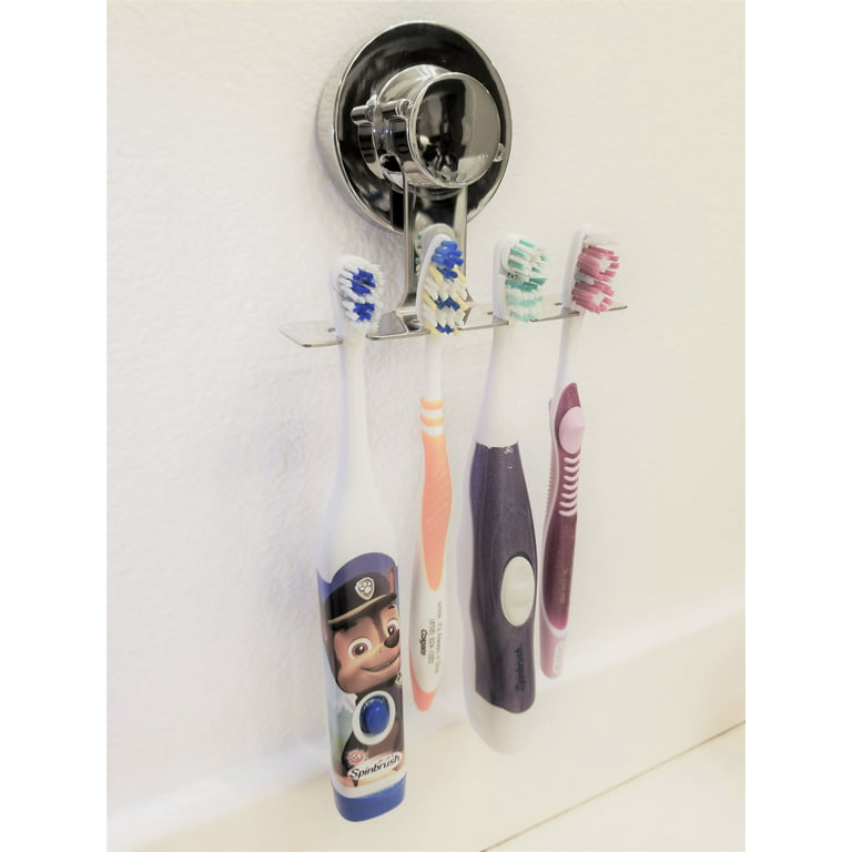 Aquatica Beatrice Self Adhesive Bathroom Drinking Cup & Toothbrush Holder