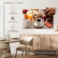 thumbnail image 4 of Elephant Stock Satisfying Breakfast Wall Art - Horizontal Multi Panel Canvas - 3 Piecedining Room Wall Decor - Photography Food And Drink Multi Panel - Brown And Orange Decor - 23" x 14", 4 of 4