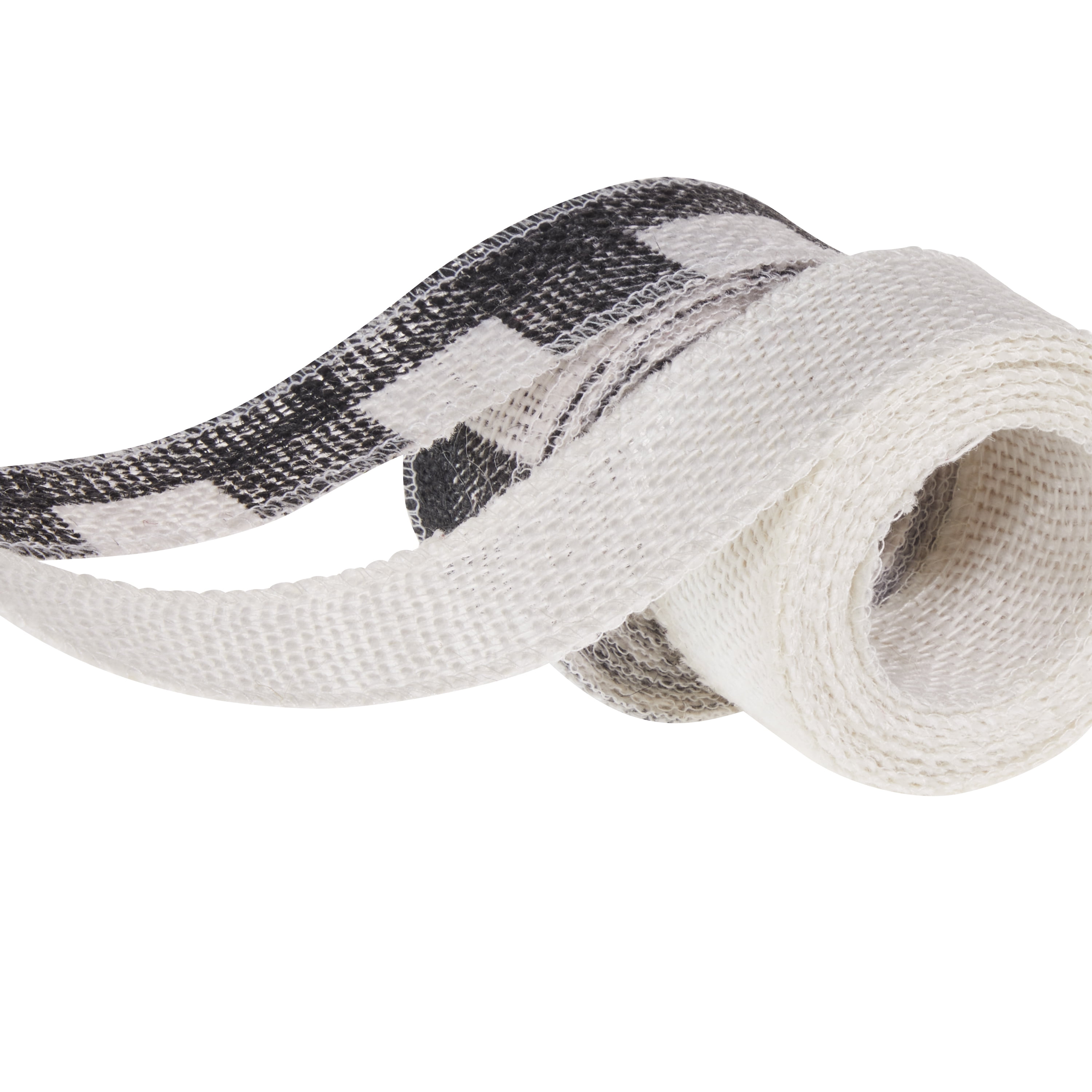 (2 pack) Love, Laugh, Craft Jute Burlap Ribbon Set, 1.5"W x 3-Yards, Multi-color