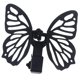 thumbnail image 3 of Dispositivo mecánico de mariposa eléctrica con alas batientes, adorno decorativo, para el hogar. Negro, 3 of 9