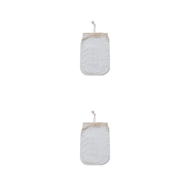 Billuyoard Bolsa de filtro para beber café, multiusos, para alimentos, bebidas vegetales, colador de malla fina, bolsas de filtración de yogur, barra de 8x12 pulgadas 2piezas Billuyoard CBP492378
