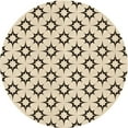 thumbnail image 1 of Ahgly Company Machine Washable Indoor Round Transitional Wheat Beige Area Rugs, 4' Round, 1 of 7