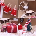 thumbnail image 5 of Casa de muñecas en miniatura con puerta de cuatro rejillas que se puede abrir en Navidad, juego de accesorios para escenas en miniatura BJD, adornos modelo, 5 of 5