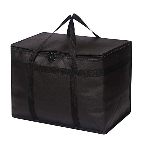 XL Insulated Reusable Grocery Bags with Sturdy Zipper Reinforced Bottom ...