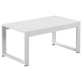 thumbnail image 3 of Pangea Home Karen 4-piece Modern Aluminum Frame Outdoor Sofa Set in White, 3 of 6