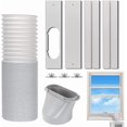 thumbnail image 3 of 4pcs Adjustable Window Slider Kit Air Conditioner Wind Shield Plate for Portable Air Conditioner, 3 of 5