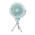 thumbnail image 1 of AMERTEER 2400mah Rechargeable Battery Camping Fan and Portable USB with Lights Operated Tent for Hanging or Tabletop Use Car RV Outdoor Outage, 1 of 7