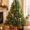 thumbnail image 4 of Fllostpr 24PC Electroplated Christmas Ball Ornaments, Shatterproof Hanging Decor Set for Xmas Tree Wreath Garland Party Indoor, Green 1.2", 4 of 7