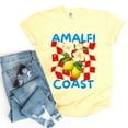 thumbnail image 6 of Amalfi Coast Red Checkerboard - Women's Garment Dyed Graphic T-Shirt, 6 of 16