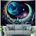 thumbnail image 4 of Shiartex   Tapestry Tapestries Moon Mandala Tapestry Bohemian Tapestries Mysterious Aesthetic Tapestry Boho Tapestry Wall Hanging for Bedroom  40x60inch, 4 of 6